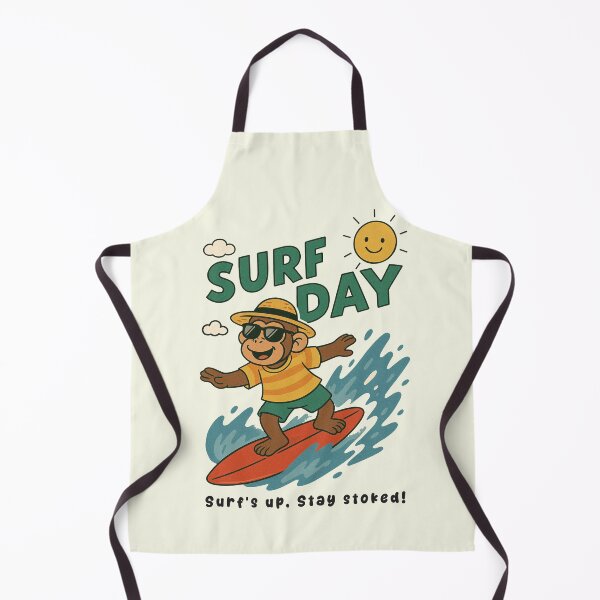 Item preview, Funny Monkey Surfing Surf Day Beach Summer Boys Girls Kids designed and sold by rafaeltto.