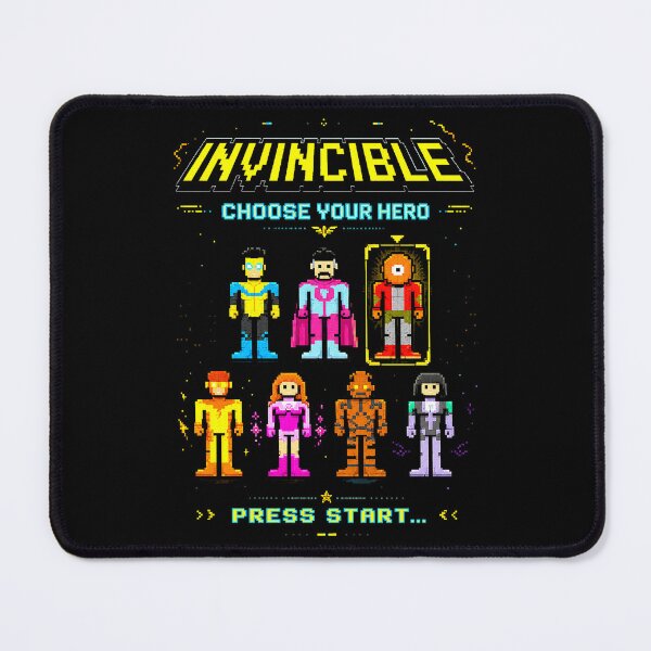 Item preview, invincible choose your hero - press start designed and sold by superhetero.