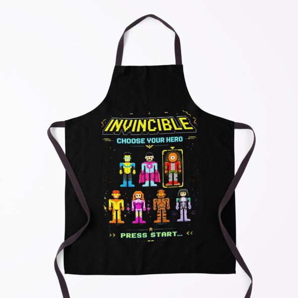 Item preview, invincible choose your hero - press start designed and sold by superhetero.