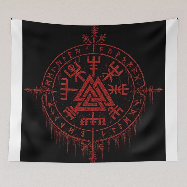 Item preview, Crimson Fate Sigil - Forged in darkness. Remembered in legends designed and sold by Dusk & Dawn Apparel.