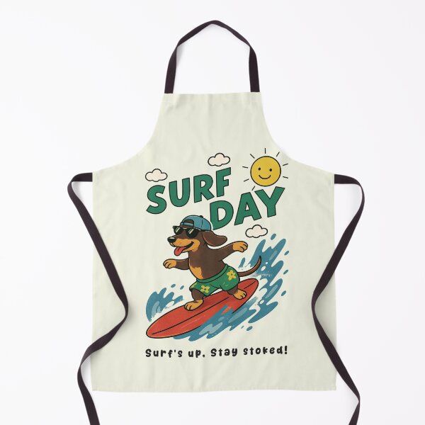Item preview, Funny Dachshund Doxie Surfing Surf Day Beach Summer Boys Girls Kids designed and sold by rafaeltto.
