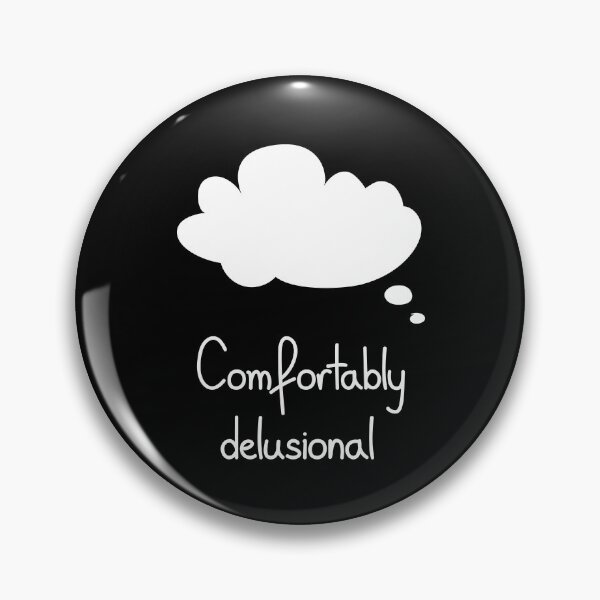 Item preview, Comfortably Delusional Funny Cloud Illustration designed and sold by Mooi Studio.