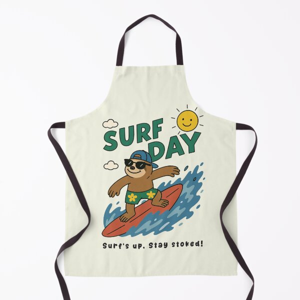 Item preview, Funny Sloth Surfing Surf Day Beach Summer Boys Girls Kids designed and sold by rafaeltto.
