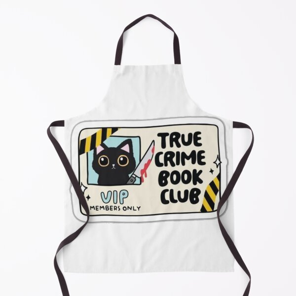 Item preview, True Crime Book Club Cute Cat Dark Humor Reader Design designed and sold by The craft.