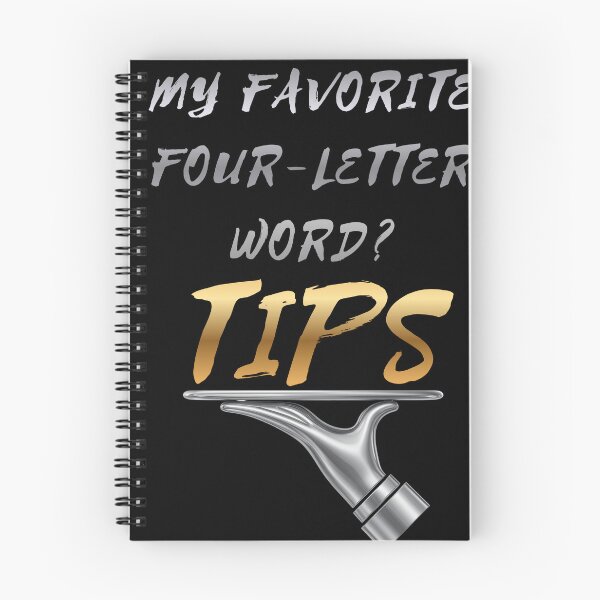 Item preview, Funny Waiter Shirt – My Favorite Four-Letter Word? TIPS. designed and sold by lazulishop.