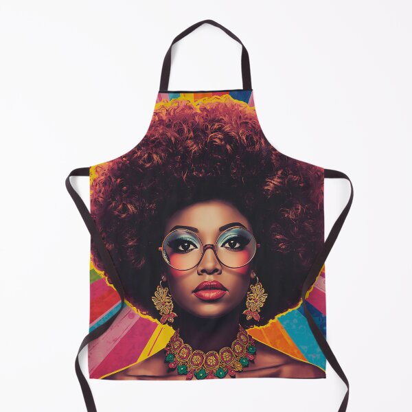 Item preview, 70s Soul Sister - Groovy Retro Afro Pop Art designed and sold by Melian Vintage.