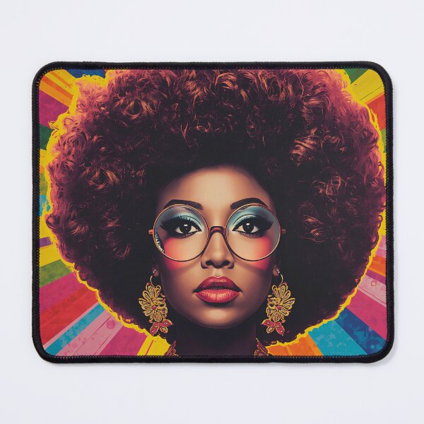 Item preview, 70s Soul Sister - Groovy Retro Afro Pop Art designed and sold by Melian Vintage.