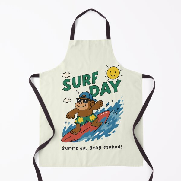 Item preview, Funny Monkey Surfing Surf Day Beach Summer Boys Girls Kids designed and sold by rafaeltto.