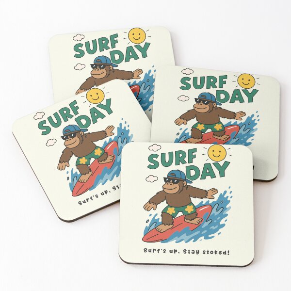 Item preview, Funny Bigfoot Surfing Surf Day Beach Summer Boys Girls Kids designed and sold by rafaeltto.