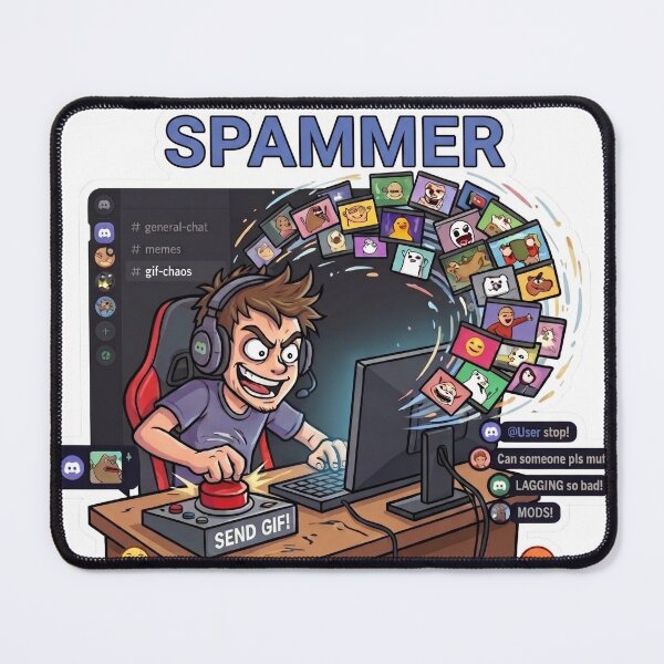 Item preview, GIF Spammer: Chaos Unleashed designed and sold by Zack's Digital Threads.