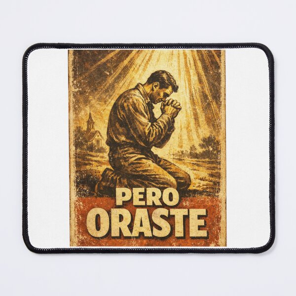 Item preview, Pero Oraste Retro Vintage Spanish Christian Faith Prayer Gift For Latinos designed and sold by Print Loft.