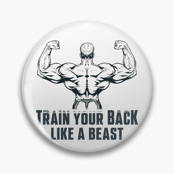 Item preview, Train Your Back Like a Beast – Anatomical Absurd Gym Monster Design designed and sold by Sparkofart07.