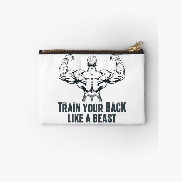Item preview, Train Your Back Like a Beast – Anatomical Absurd Gym Monster Design designed and sold by Sparkofart07.