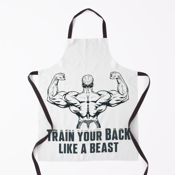 Item preview, Train Your Back Like a Beast – Anatomical Absurd Gym Monster Design designed and sold by Sparkofart07.
