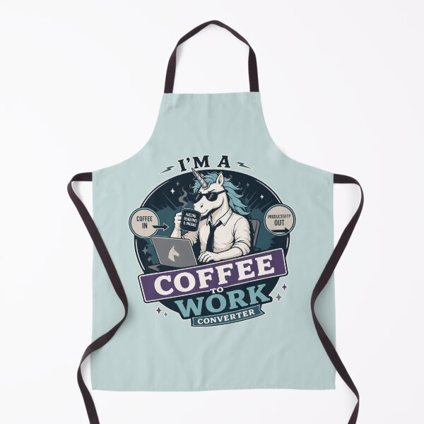 Item preview, Coffee to Work Converter Funny Office Humor Graphic designed and sold by ALCOSHIRTS OFFICIAL.