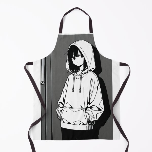 Item preview, Fashion - Man in Black Hoodie Hood Up Streetwear Anime designed and sold by AnimeShin.