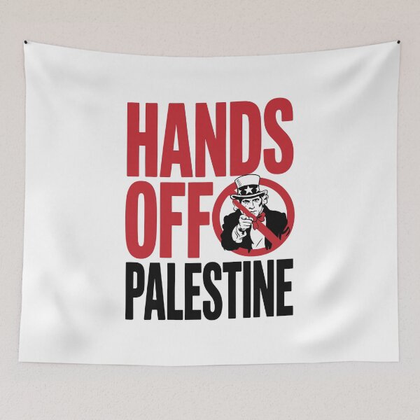 Item preview, ands Off Palestine – Freedom, Justice & Solidarity Statement designed and sold by just-quotes.