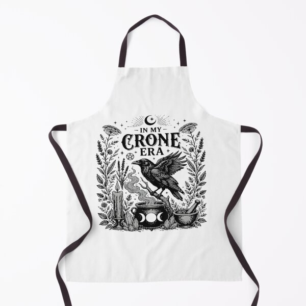 Item preview, In My Crone - Witchy Raven Cauldron Tee designed and sold by RiverFF.