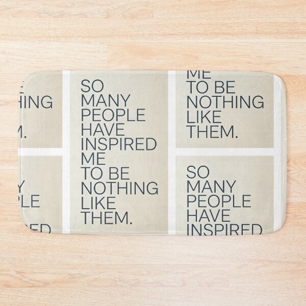 Item preview, So Many People Have Inspired Me To Be Nothing Like Them | Minimalist Sarcastic Typography | Anti-Social Quote Poster designed and sold by SergioMiklos.