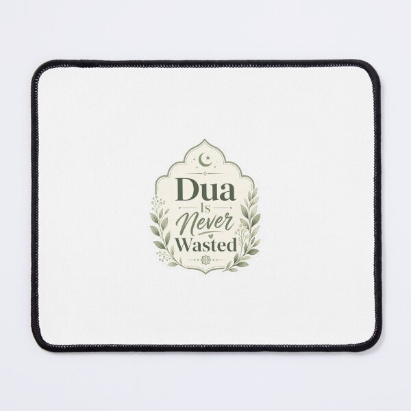 Item preview, Dua Is Never Wasted Islamic Aesthetic Sticker – Muslim Motivation Quote designed and sold by echoesoftawakkul.