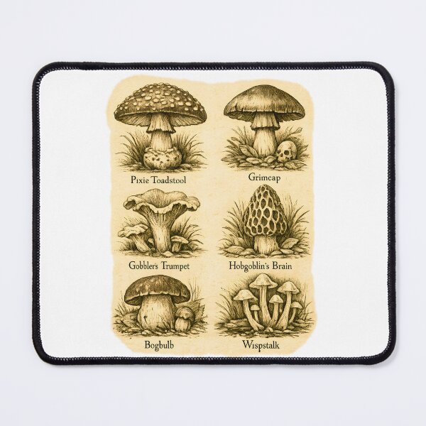 Item preview, Victorian Mushroom Field Guide designed and sold by PatiImagination.