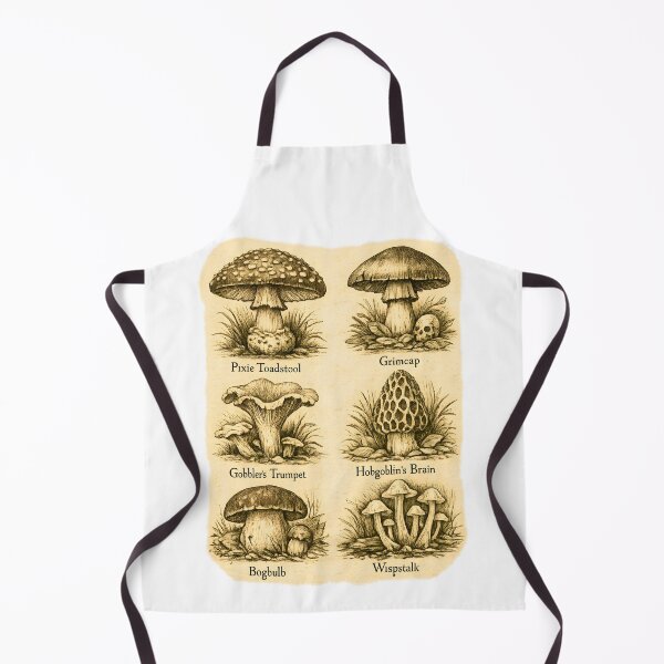 Item preview, Victorian Mushroom Field Guide designed and sold by PatiImagination.