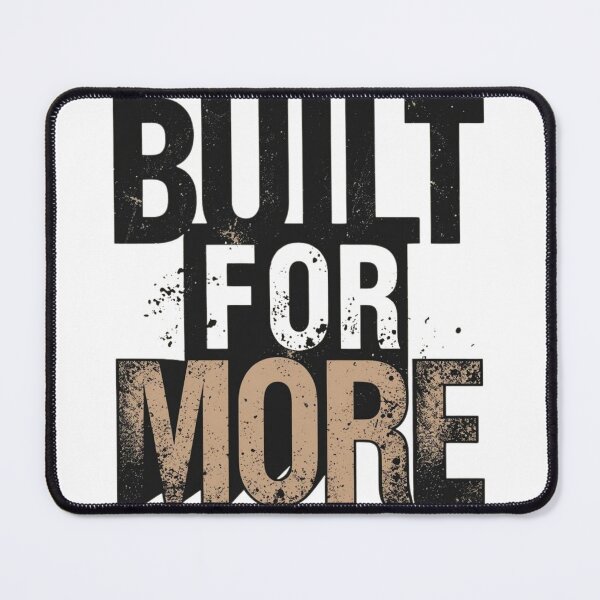 Item preview, Built For More | Purpose Driven Motivation Design designed and sold by guchieworldcollection.