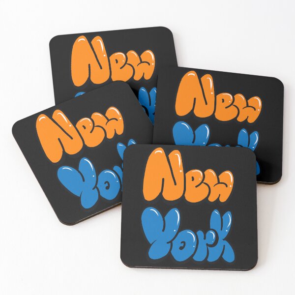 Item preview, New York City Orange and Blue Basketball Colors designed and sold by Artonmytee.