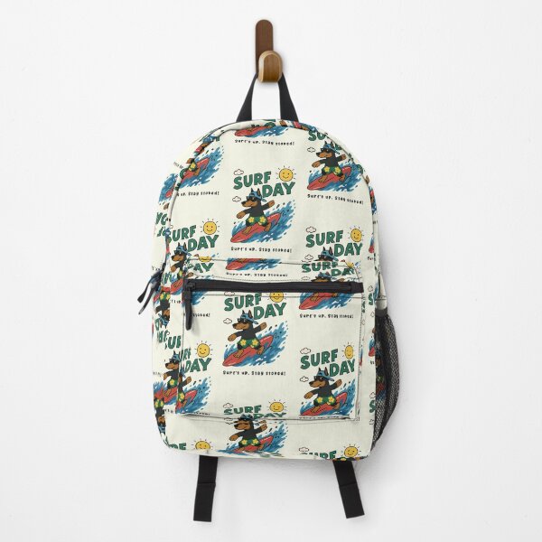 Item preview, Funny Dobermann Surfing Surf Day Beach Summer Boys Girls Kids designed and sold by rafaeltto.