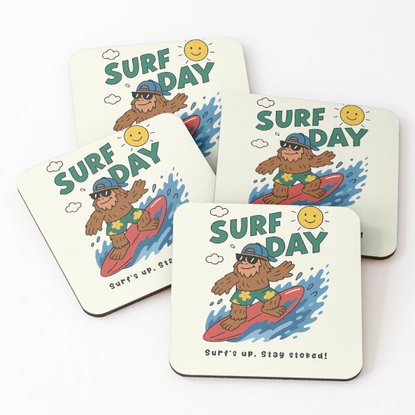 Item preview, Funny Bigfoot Surfing Surf Day Beach Summer Boys Girls Kids designed and sold by rafaeltto.