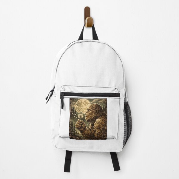 Item preview,  Sasquatch Moonlight Dandelion Wish Vintage Art designed and sold by Print Loft.