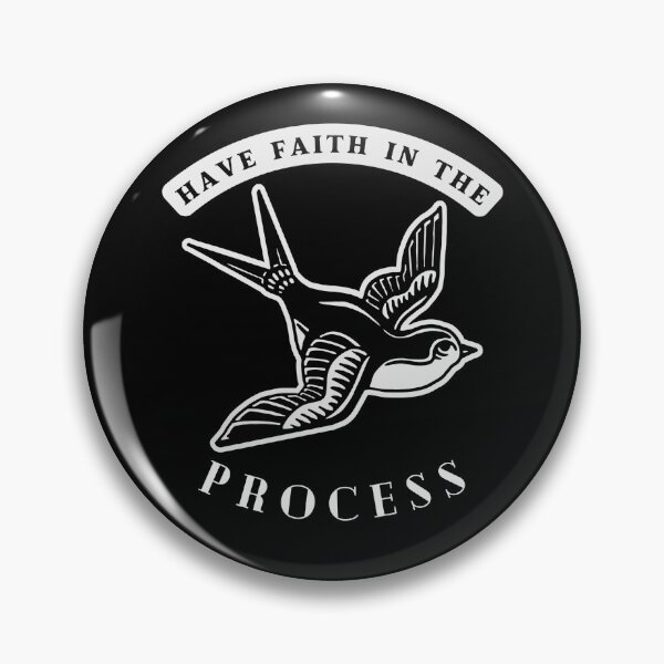 Item preview, Have Faith in the Process – Inspirational Bird Motivation Design designed and sold by Lynn Creates.