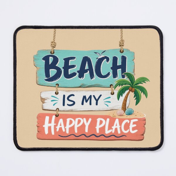 Item preview, Beach is My Happy place designed and sold by Mevissart.