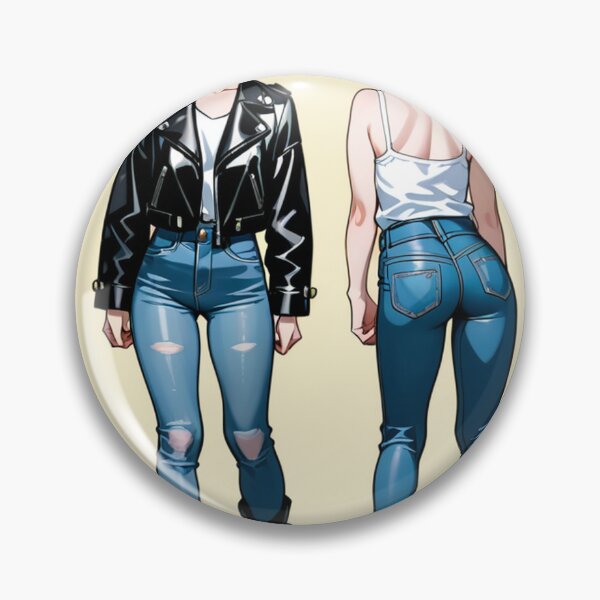 Item preview, Fashion - Man in Black Leather Jacket Slim Jeans Streetwear Anime Variant 10 designed and sold by AnimeShin.