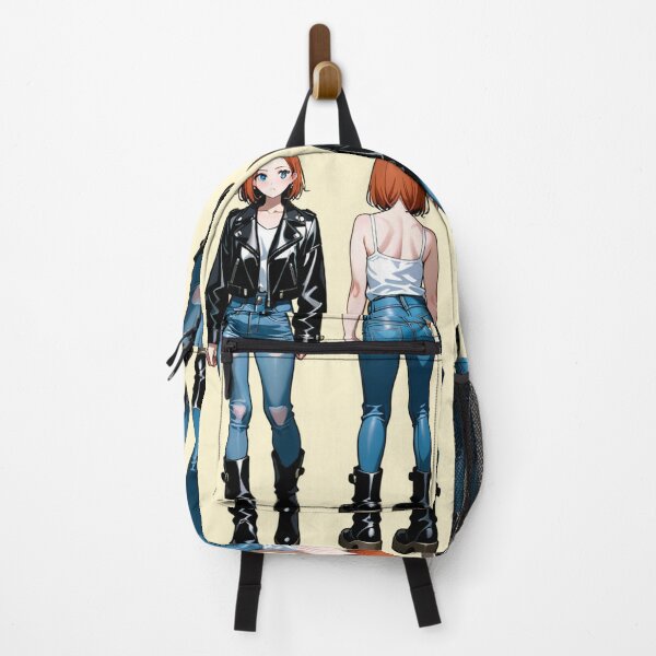 Item preview, Fashion - Man in Black Leather Jacket Slim Jeans Streetwear Anime Variant 10 designed and sold by AnimeShin.