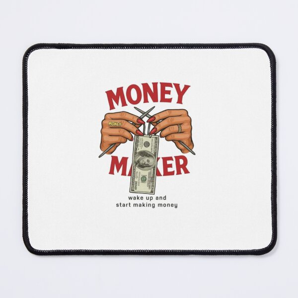 Item preview, Wake Up And Start Making Money Hustle Mindset Typography Design designed and sold by The craft.