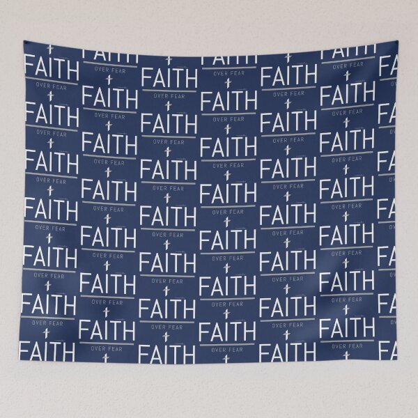 Item preview, Faith over fear Minimalist design Trust in God and walk in His ways designed and sold by FTLOG.