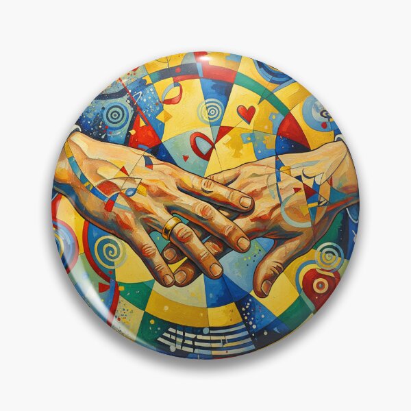 Item preview, Love. Painted in the style of Kandinsky. designed and sold by ImageMagic2024.