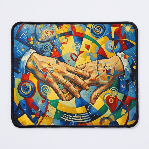 Item preview, Love. Painted in the style of Kandinsky. designed and sold by ImageMagic2024.