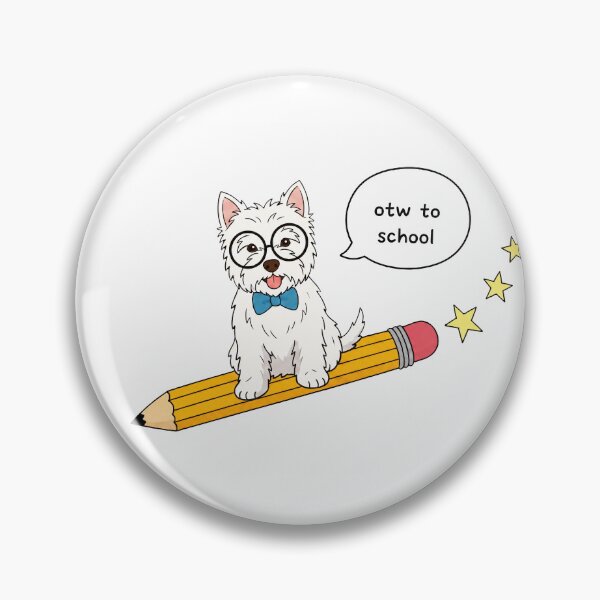 Item preview, Funny West Highland White Terrier Westie Back To School Pencil Boys Girls Kids designed and sold by FurryHavenPH.