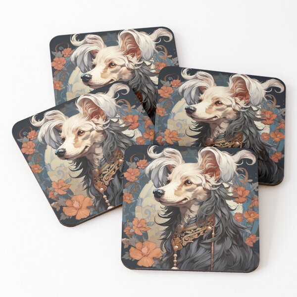 Item preview, Chinese crested puppy dog designed and sold by MendaciousMina.