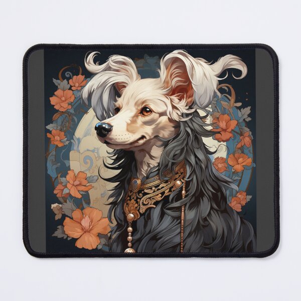 Item preview, Chinese crested puppy dog designed and sold by MendaciousMina.
