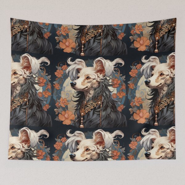 Item preview, Chinese crested puppy dog designed and sold by MendaciousMina.