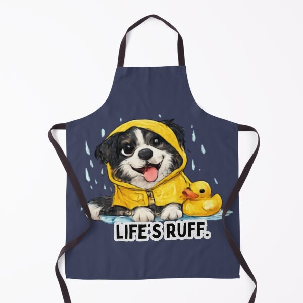 Item preview, Life's Ruff Funny Dog Sticker designed and sold by Siti Hoiriyah.
