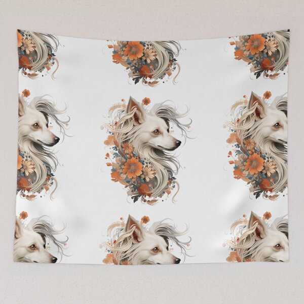 Item preview, Chinese crested puppy dog designed and sold by MendaciousMina.