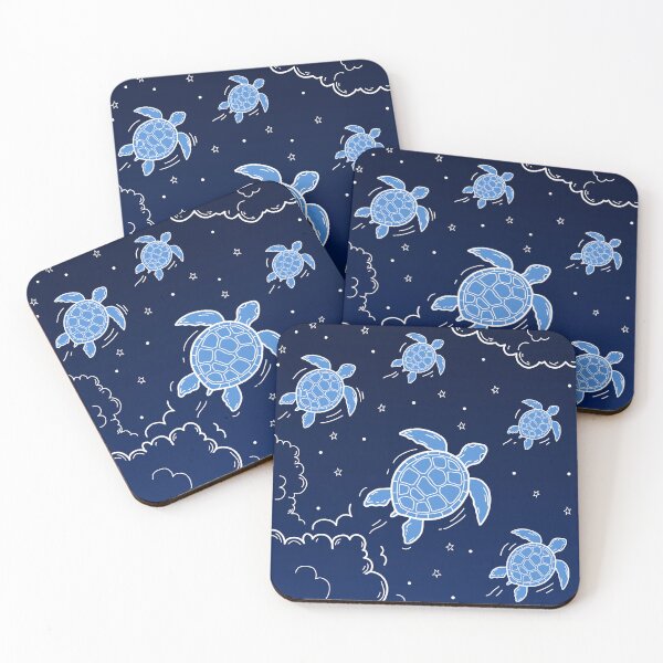 Item preview, Sea Turtles Floating in Night Sky designed and sold by SakuraHaven.