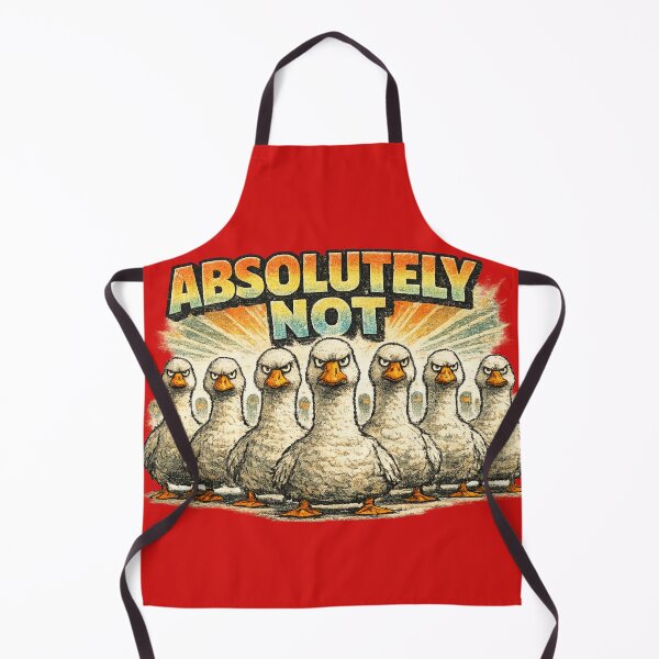 Item preview, Absolutely Not Funny Angry Duck Meme Sticker designed and sold by irfanshikh.