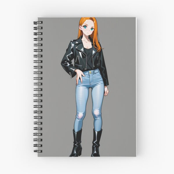 Item preview, Fashion - Man in Black Leather Jacket Slim Jeans Streetwear Anime Variant 2 designed and sold by AnimeShin.