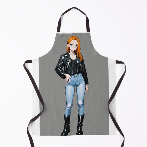 Item preview, Fashion - Man in Black Leather Jacket Slim Jeans Streetwear Anime Variant 2 designed and sold by AnimeShin.