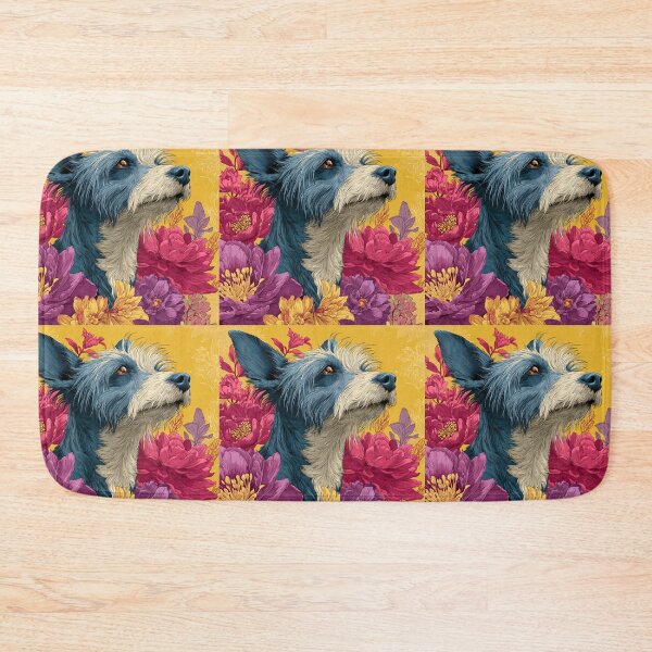 Item preview, Chinese crested puppy dog with flowers designed and sold by MendaciousMina.